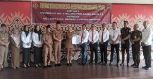 MoU antara Pemkab Musi Rawas dengan Kejaksaan Negeri Lubuklinggau